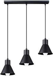 Lampa wisząca TALEJA 3 czarna [E27] SL.0986 -