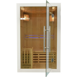 Sauna fińska EA2S White z panelami solnymi