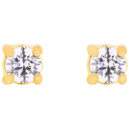Złote kolczyki z kryształkami SWAROVSKI  CRYSTAL