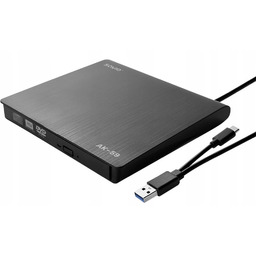 Nagrywarka Zewnętrzna Dvd-rw Savio AK-59 Zewnętrzna Slim Usb-c/usb-a