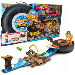 Hot Wheels Monster Truck Opona Kaskaderska GVK48 Zestaw