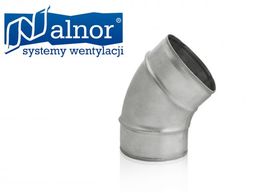 Kolano wentylacyjne tłoczone SPIRO 45 250mm (BP-250-45)