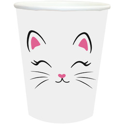 Kubeczki papierowe Kotki - 250 ml - 6