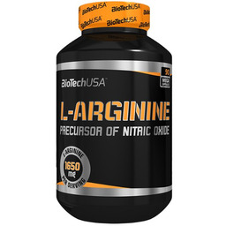 BioTech, Booster treningowy, L-Arginine, 90 kapsułek
