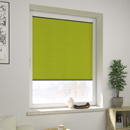 Plisa okienna na wymiar Harmonica, limonkowy, Pearl Basic