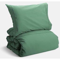 Bianca Plain Dyed Jade Komplet pościeli 140x220+65x65
