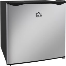 Mini zamrażarka Homcom 47x44,2x48,8cm, czarno-srebrna
