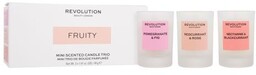 Revolution Home Fruity Mini Scented Candle Trio zestaw