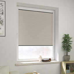 Plisa okienna na wymiar Harmonica, jasnoszary, Pearl Basic