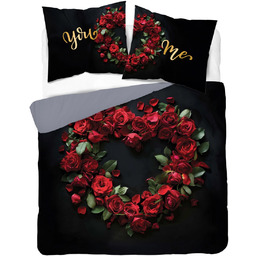 Pościel bawełniana w serce SJC-238