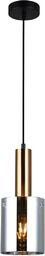 Loftowa LAMPA wisząca SARDO PND-5581-1-BRO+SG Italux skandynawska OPRAWA