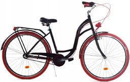 Rower miejski damski z przerzutkami DALLAS BIKE 26