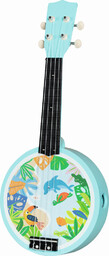 Banjo drewniany instrument rajska wyspa Goki 61853 zabawki