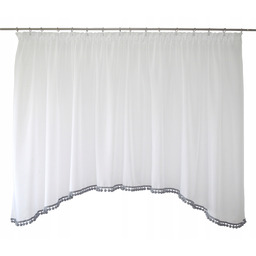 Firanka Dziecięca dla dziewczynki chłopca Śliczna z pomponami