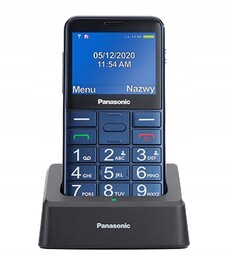 Telefon Dla Seniora niebieski Panasonic KX-TU155