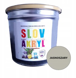 Farba wodorozcieńczalna do drewnianej piaskownicy z atestem Jasnoszary