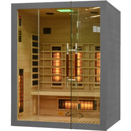 Sauna infrared Nordum Solea 3-osobowa szara