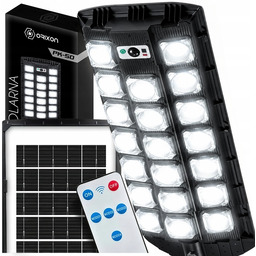 Lampa Solarna Zewnętrzna Led Uliczna Z Czujnikiem Ruchu