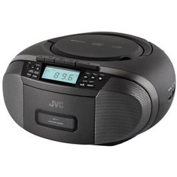 JVC Boombox RC-E444B Bluetooth Czarny Radiomagnetofon CD