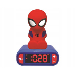 Lexibook SpiderMan 3D Budzik Zegar z lampką nocną