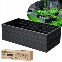 Grządka Warzywniak 149x75x25CM Rabata Ogrodowa Podwyż. Skrzynia