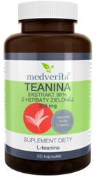 Suplement diety, Medverita, Suplement aminokwasowy, Teanina, 200 mg