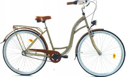 Rower miejski damski z przerzutkami DALLAS BIKE 26