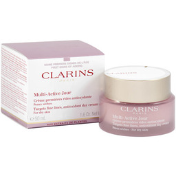 Clarins, Multi-Active Antioxidant, krem przeciwstarzeniowy do skóry suchej,
