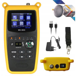 Miernik Satelitarny Satlink WS-6933 Hd Sygnał Do Ustawień