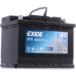 EXIDE EL600 Akumulator Pojemność akumulatora: 60Ah
