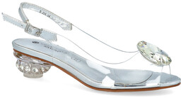 Sandały silikonowe na niskim obcasie - SCAVIOLA S-225