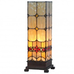Lampa Stojąca Tiffany Prosta F Clayre & Eef