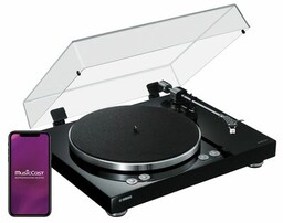 YAMAHA Gramofon MUSICCAST VINYL 500 Czarny, Manualny, Napęd