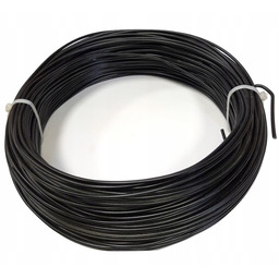 Drut Naciągowy napinający fi2,5/3,6mm 100mb Czarny