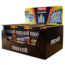 MAXELL ALKALINE LR6 AA 4PK DISPLAY (30 op.