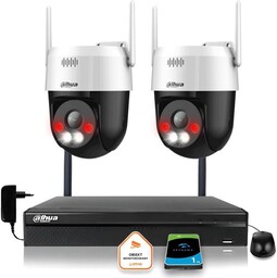 Dahua Zestaw monitoringu IP Bezprzewodowa 2 kamery 5MPx