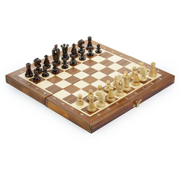 Szachy fornirowane 35 cm