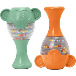 Chicco Marakas Eco+ małpy, plastikowa gra dźwiękowa