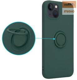 Etui Silicon Ring do Iphone X/XS zielony