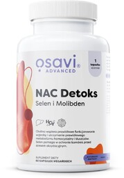 OSAVI NAC Detoks, Selen i Molibden - 60