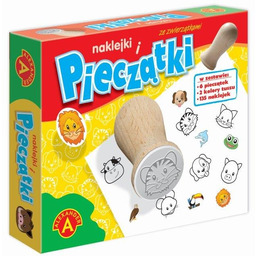 Alexander, zestaw pieczątek i naklejek ze zwierzątkami