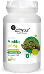 Aliness Mastika, sproszkowana żywica Pistacia lentiscus, 60 kapsułek