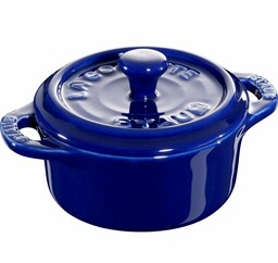Staub Mini Cocotte Okrągły 200 Ml, Niebieski Gift