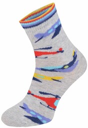 Tuptusie Kolorowe skarpetki dziecięce Cotton Touch wzór SAMOLOTY,