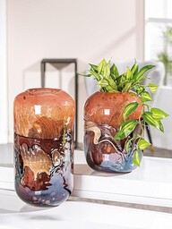 GILDE GLAS art Dekoracyjny wazon na kwiaty -