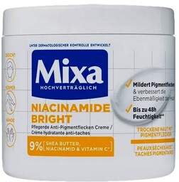 Rozświetlający, ujędrniający krem do ciała Mixa Bright