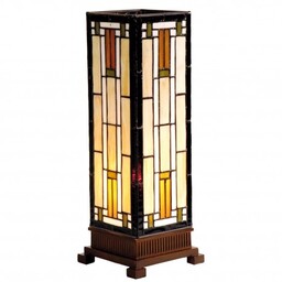 Lampa Stołowa Tiffany Słupek D Clayre & Eef