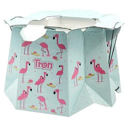 Tron Nocnik jednorazowy dla dzieci Flamingi