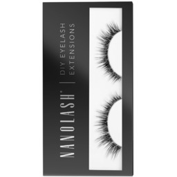 Nanolash Eyelashes Extensions Heartbreaker Sztuczne rzęsy - efekt