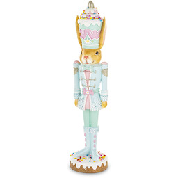 Figurka dekoracyjna wielkanocna królik 26,5x6,5x6,5 183384